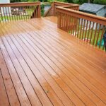 Multiple Railing & Deck repairs done with Olympic Elite solid stain applied. Color = Timberline in Stanhope, NJ.